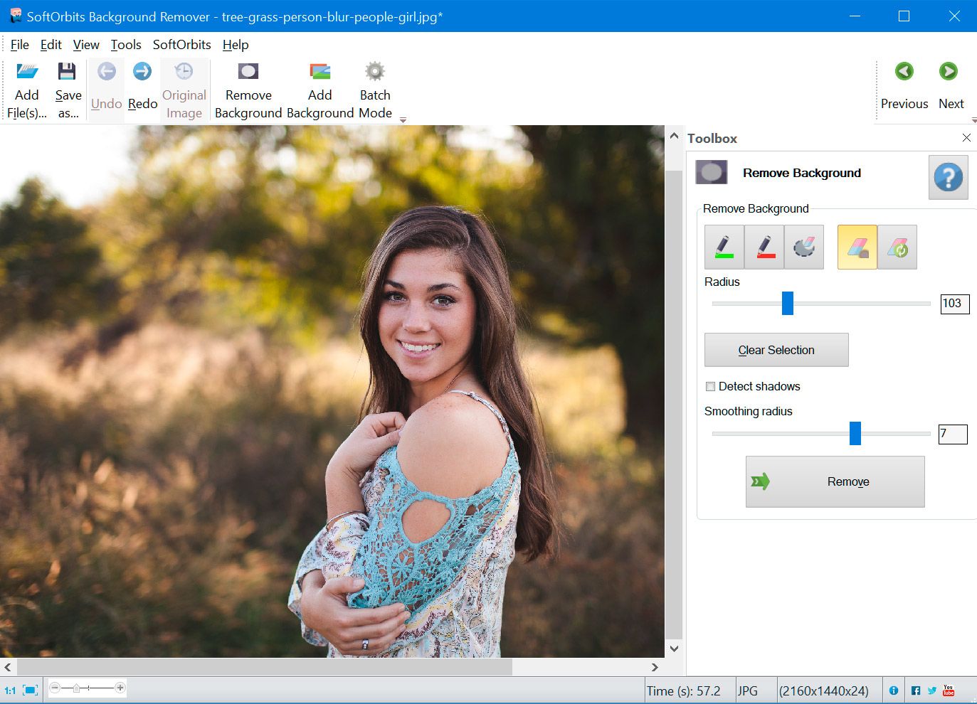 SoftOrbits Photo Background Remover - Screenshots..