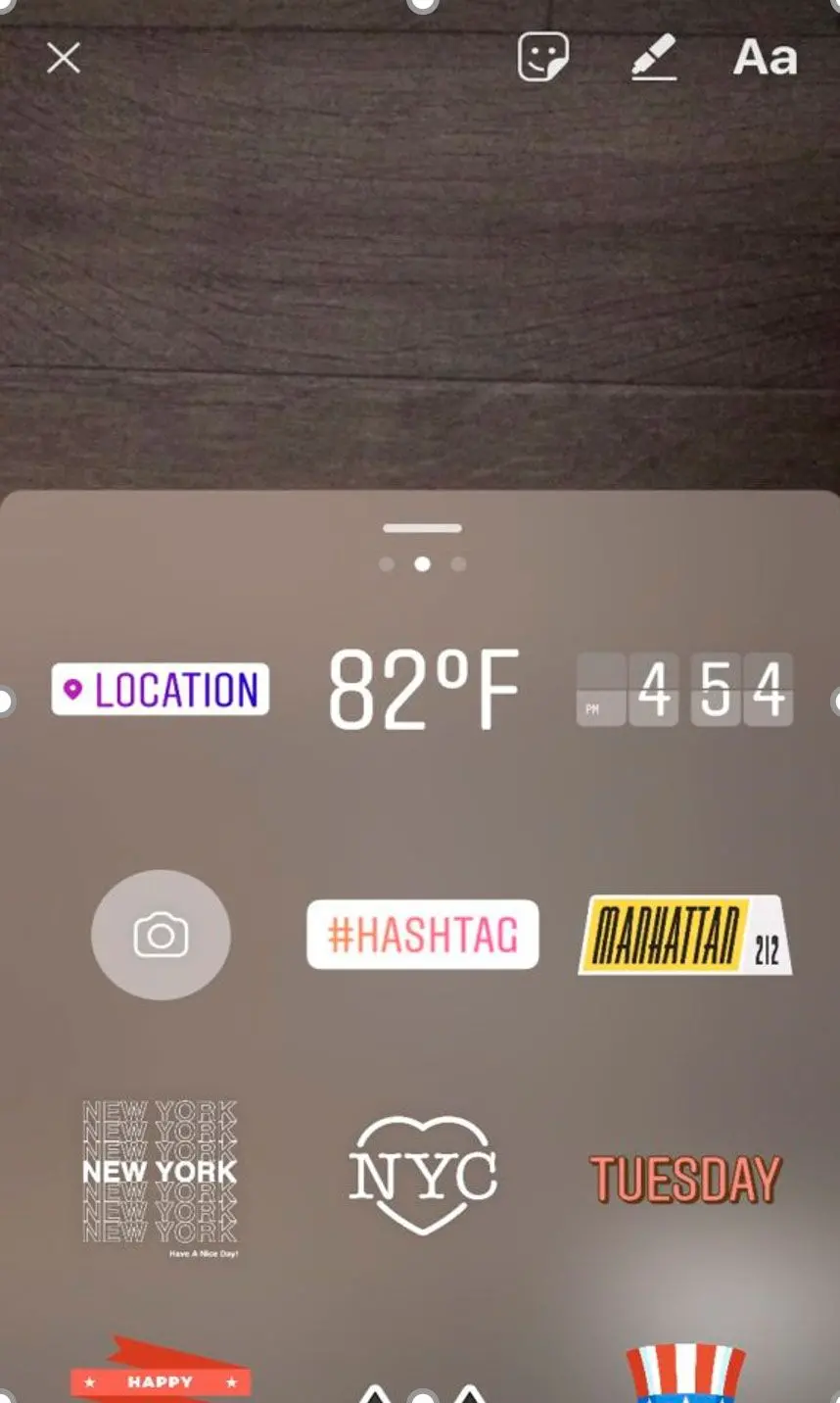 Add date to photos in Instagram..