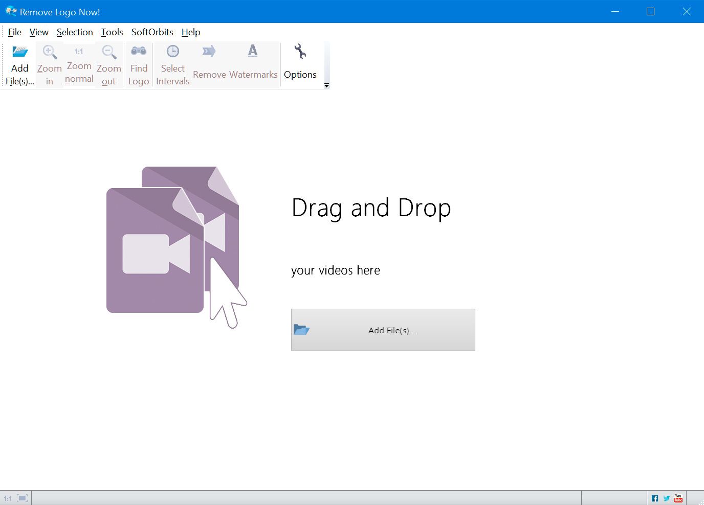 Remove Logo Now! main windows..