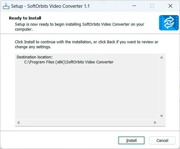 Download and Install GIF to Video Converter software..