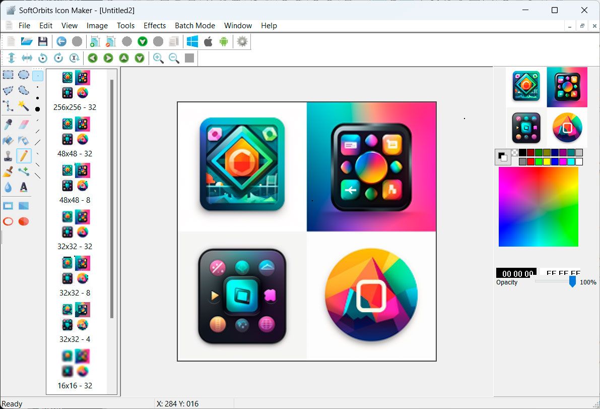 Icon maker software..