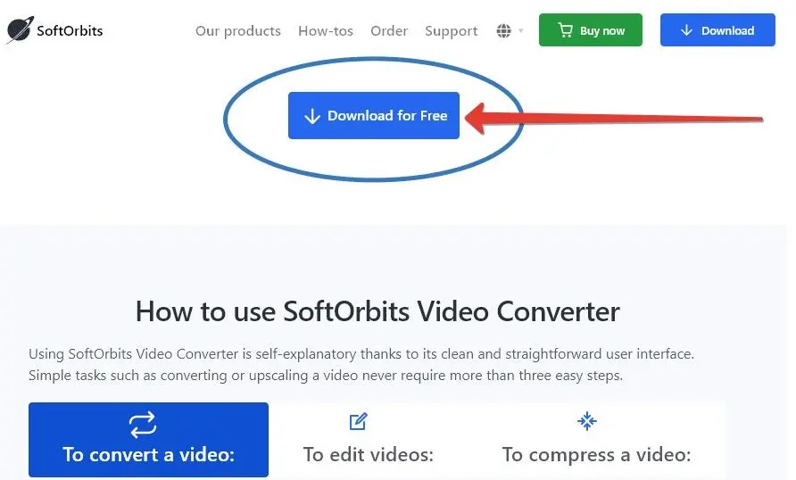 Download and Install SoftOrbits MP4 to M4V Converter..