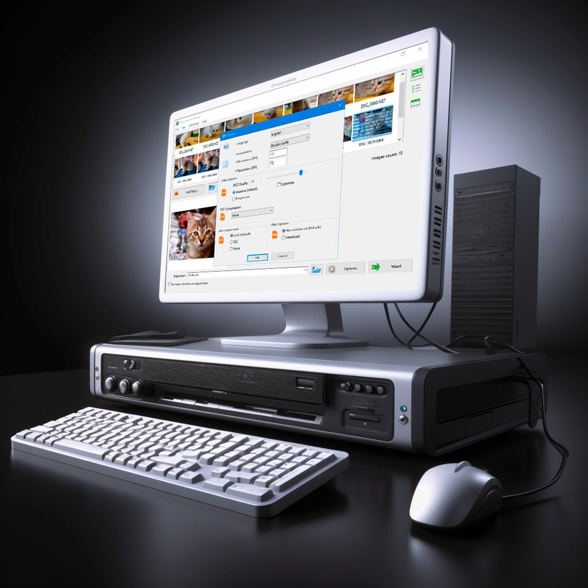 Desktop software solution convert NEF to TIFF..