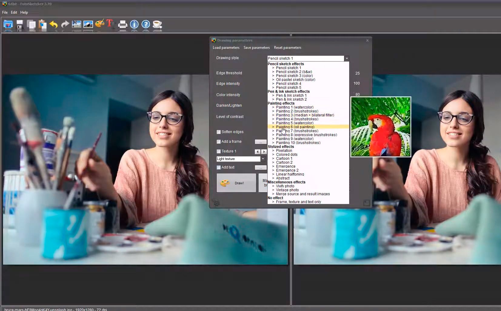 Photo to Painting Converter Software Free Download