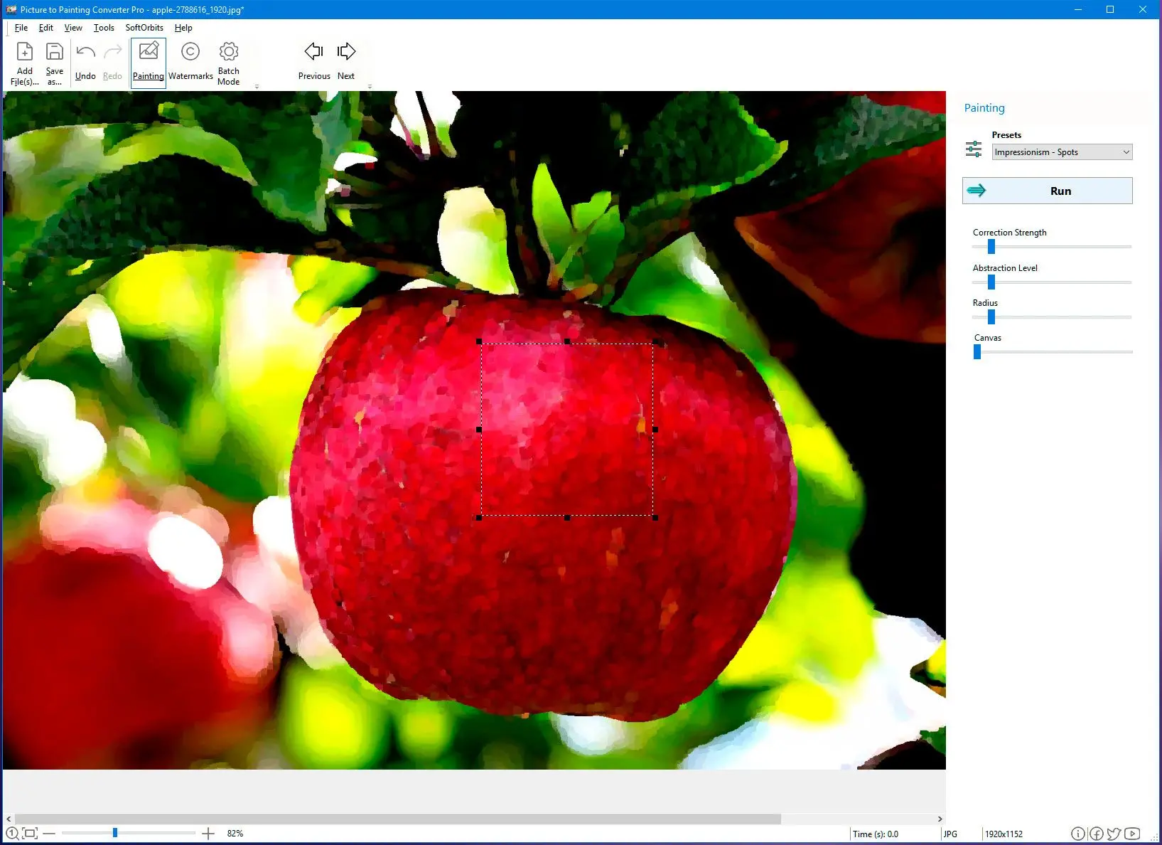 Picture to Painting Converter Screenshot.