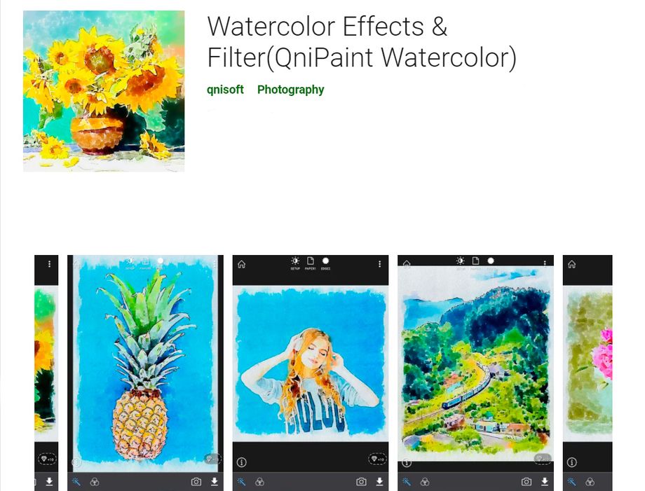 Convert Photo to Watercolor App Free Download