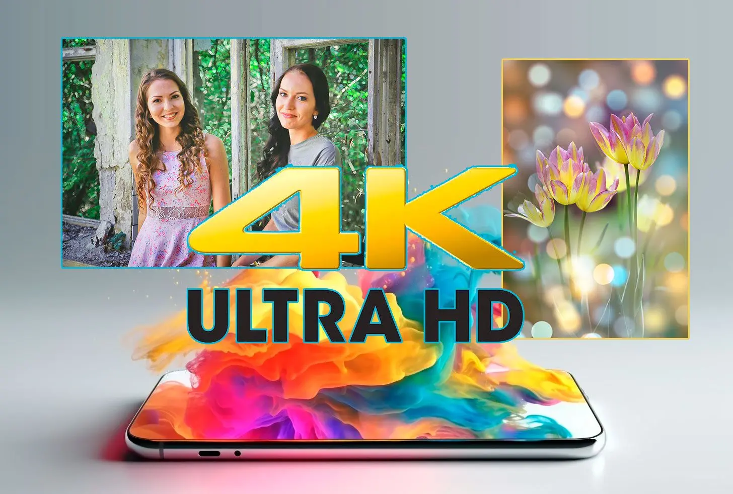 Convert photo to Ultr HD Quality on Phone..