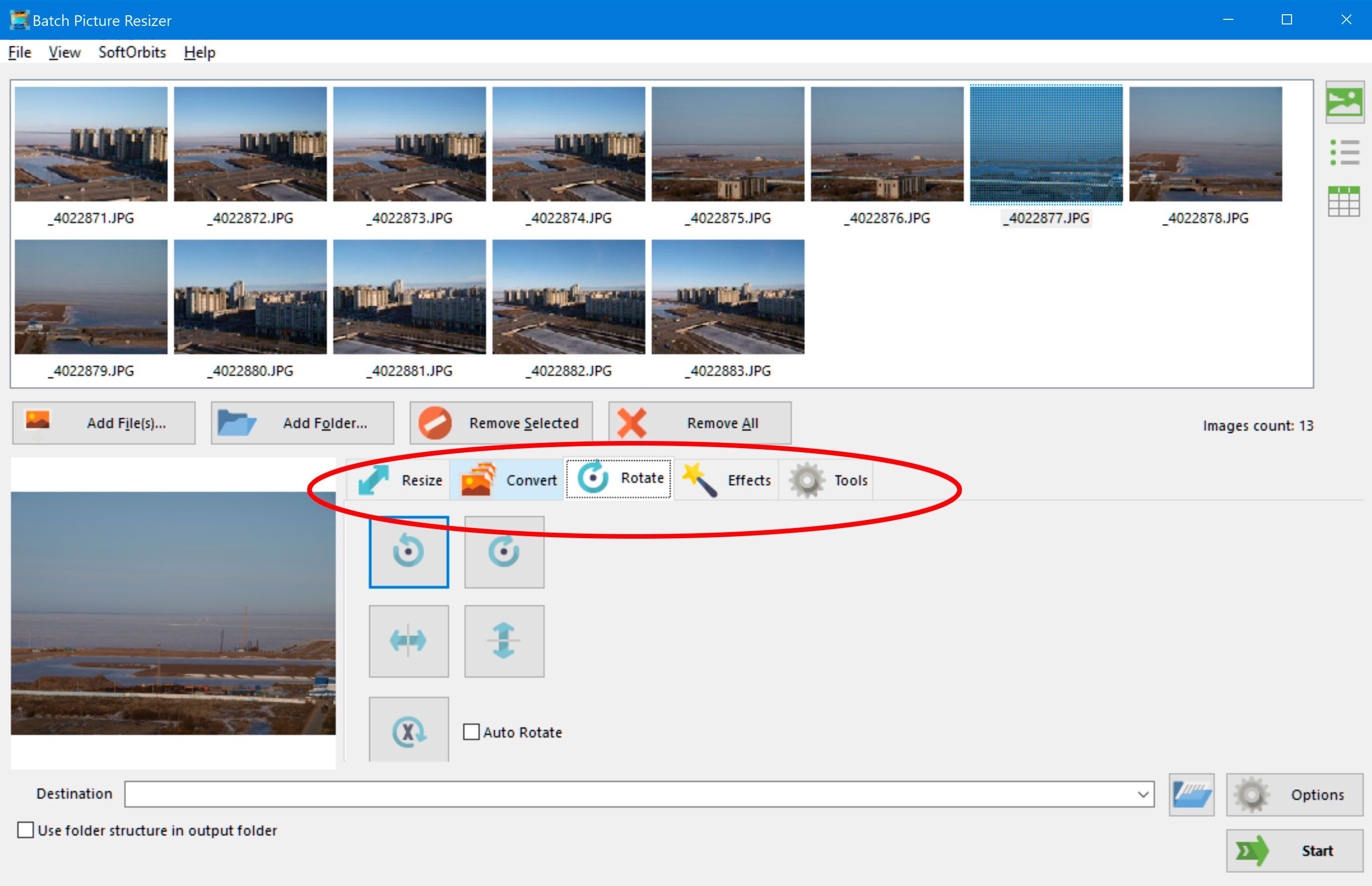 Resize, Convert, Rotate, and Effects using WebP to JPG Converter..