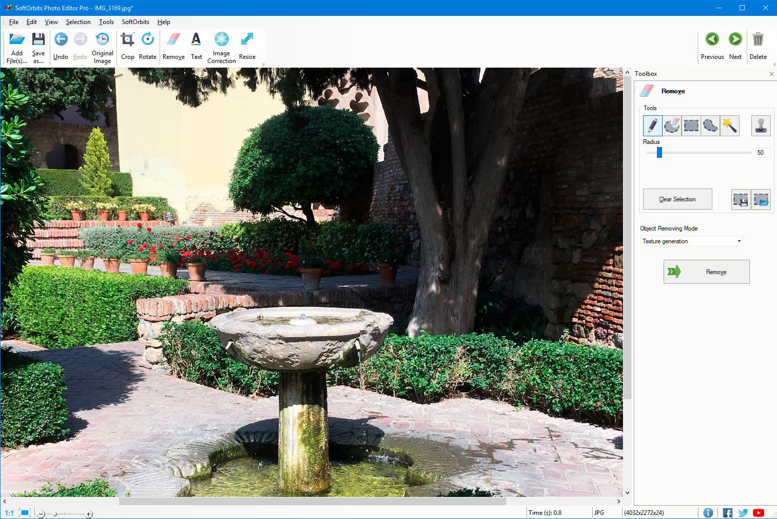 Erase any object from photo..
