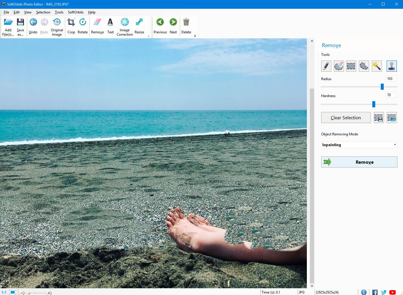 Erase any object from a photo..