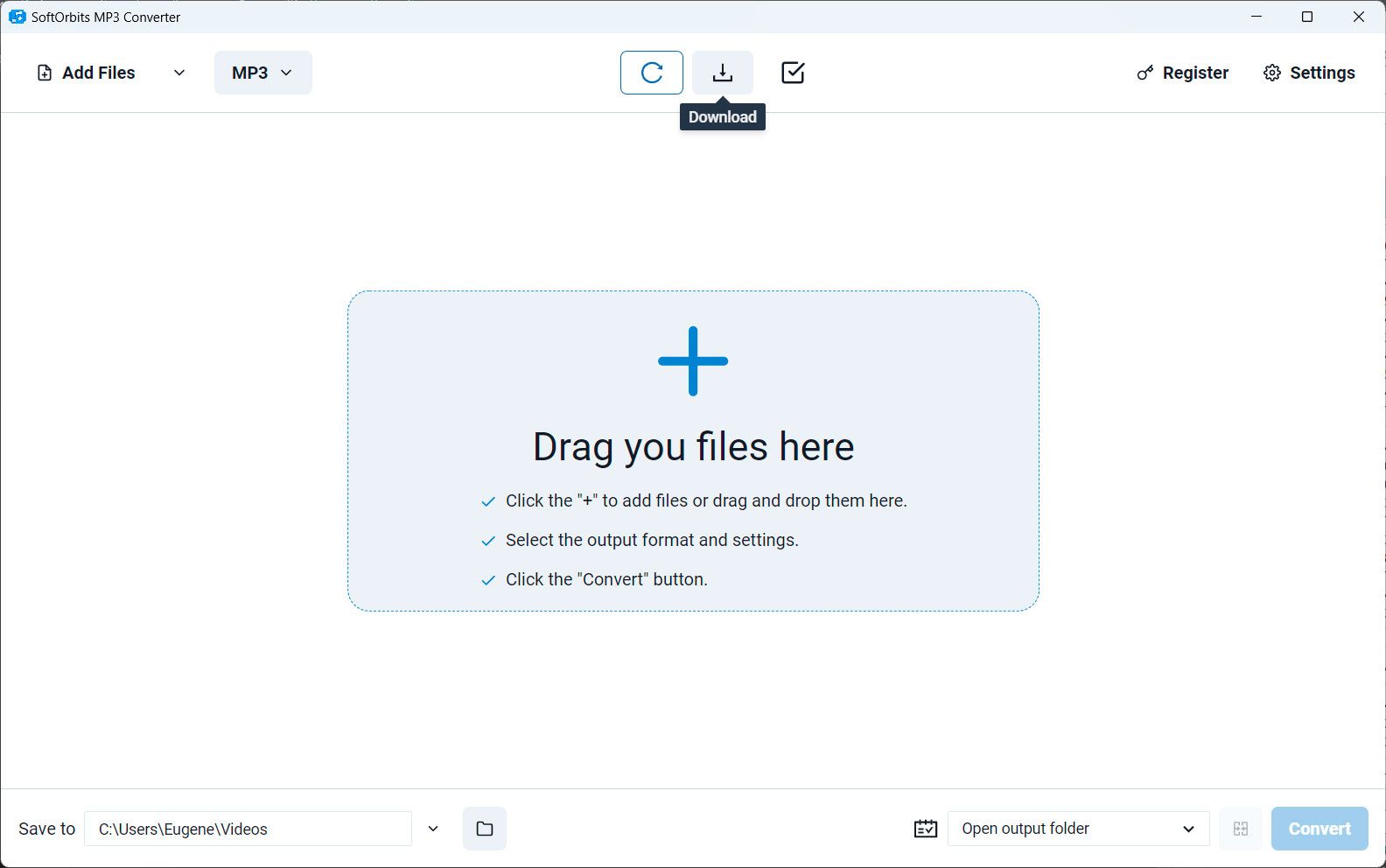 Add FLAC files into SoftOrbits FLAC to ALAC Converter..
