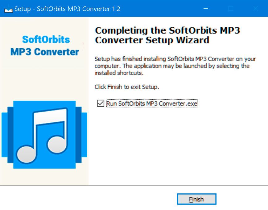 Download and Install SoftOrbits MP3 Converter..