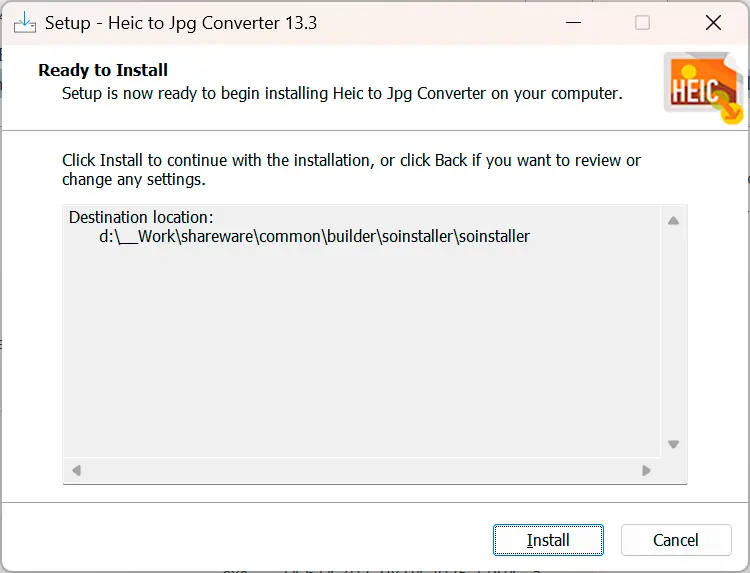 Softorbits heic converter installer..