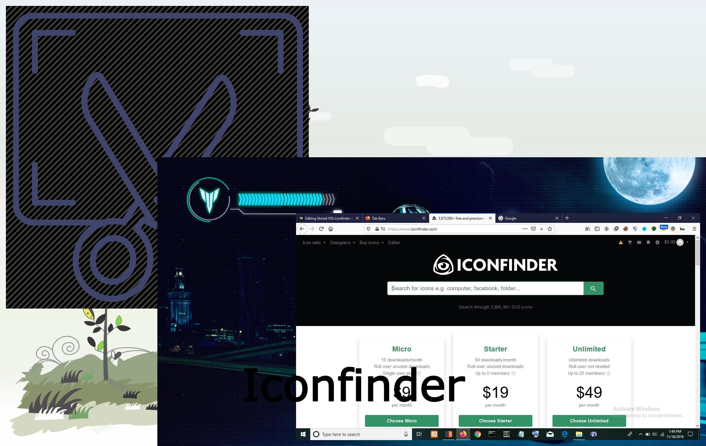 Iconfinder..