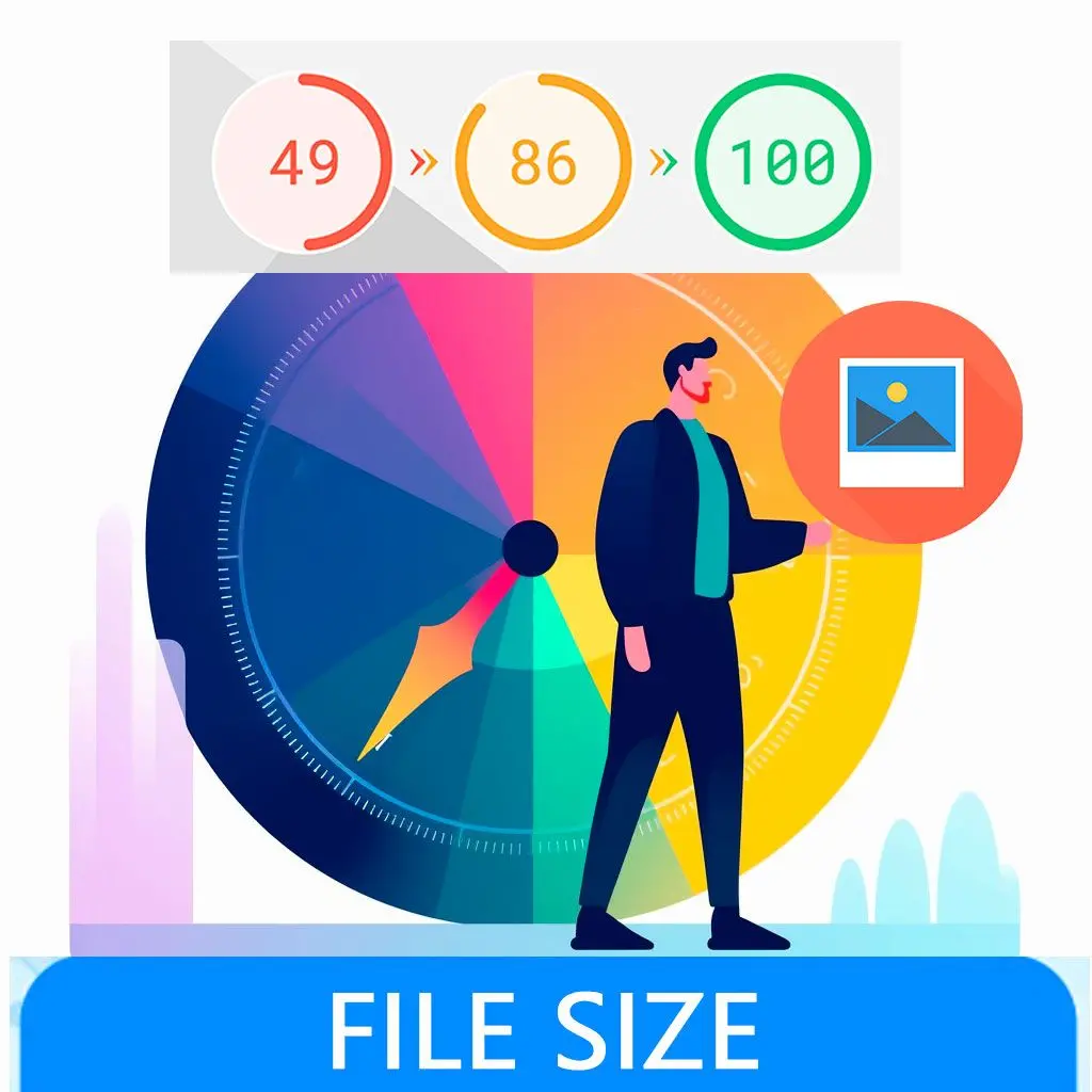 Set a target file size in KB..
