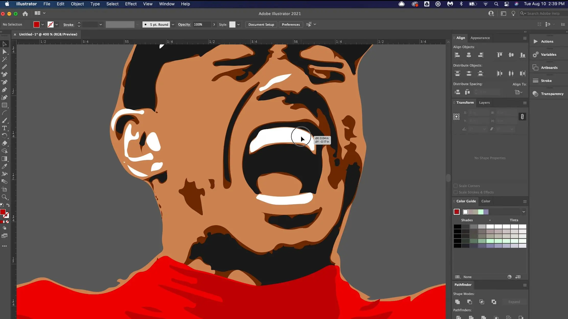 Stencil from a photo in Illustrator..