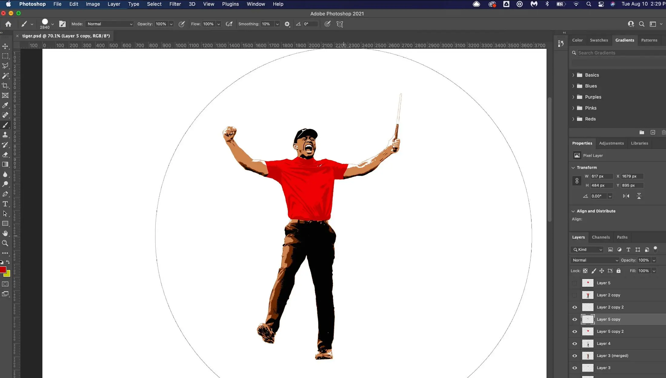 How to create a stencil in photoshop..