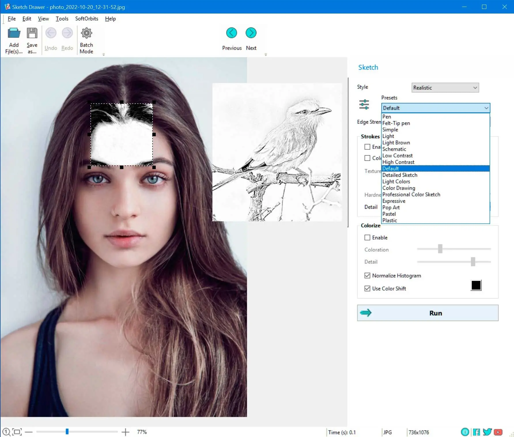 SoftOrbits stencil creator..