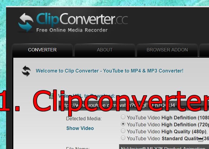 1. Clipconverter..