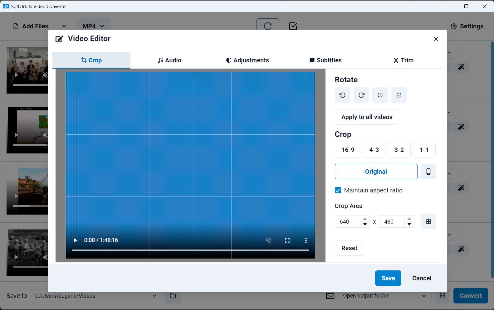 Customize Conversion Settings (Optional)..