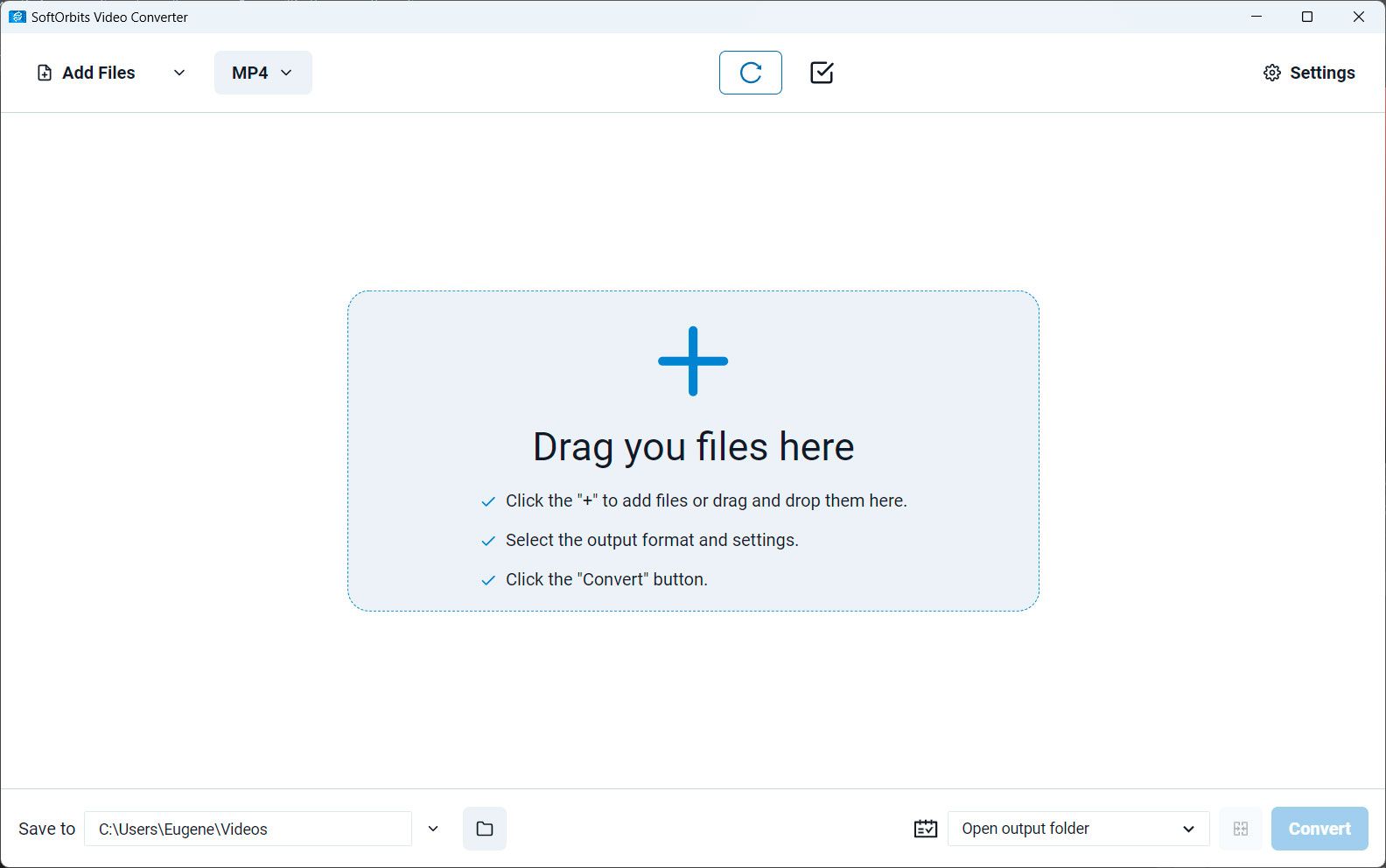 Run SoftOrbits MKV to MP4 Converter..