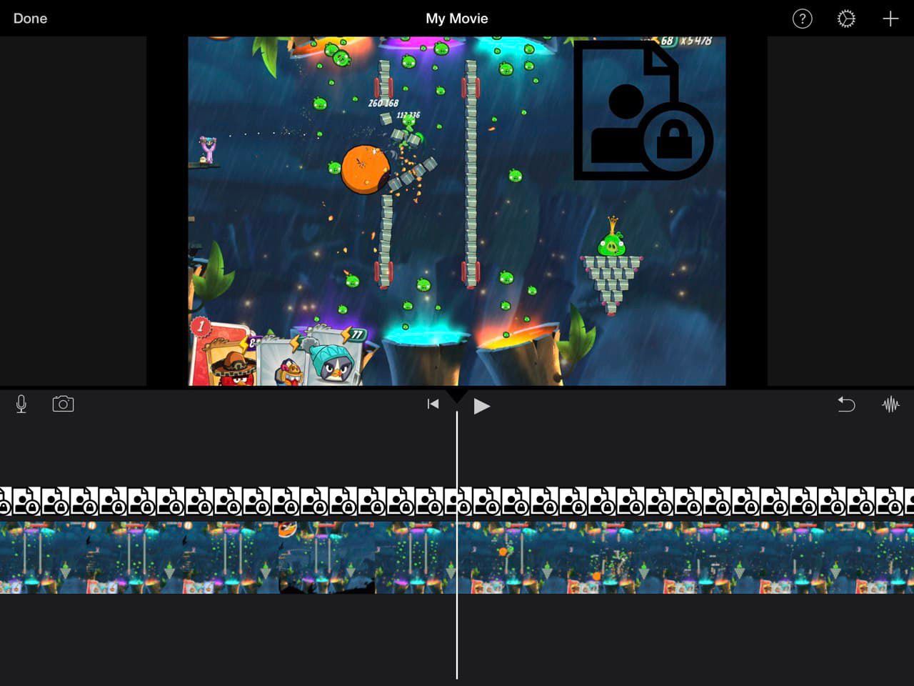 Imovie See your video with a watermark..