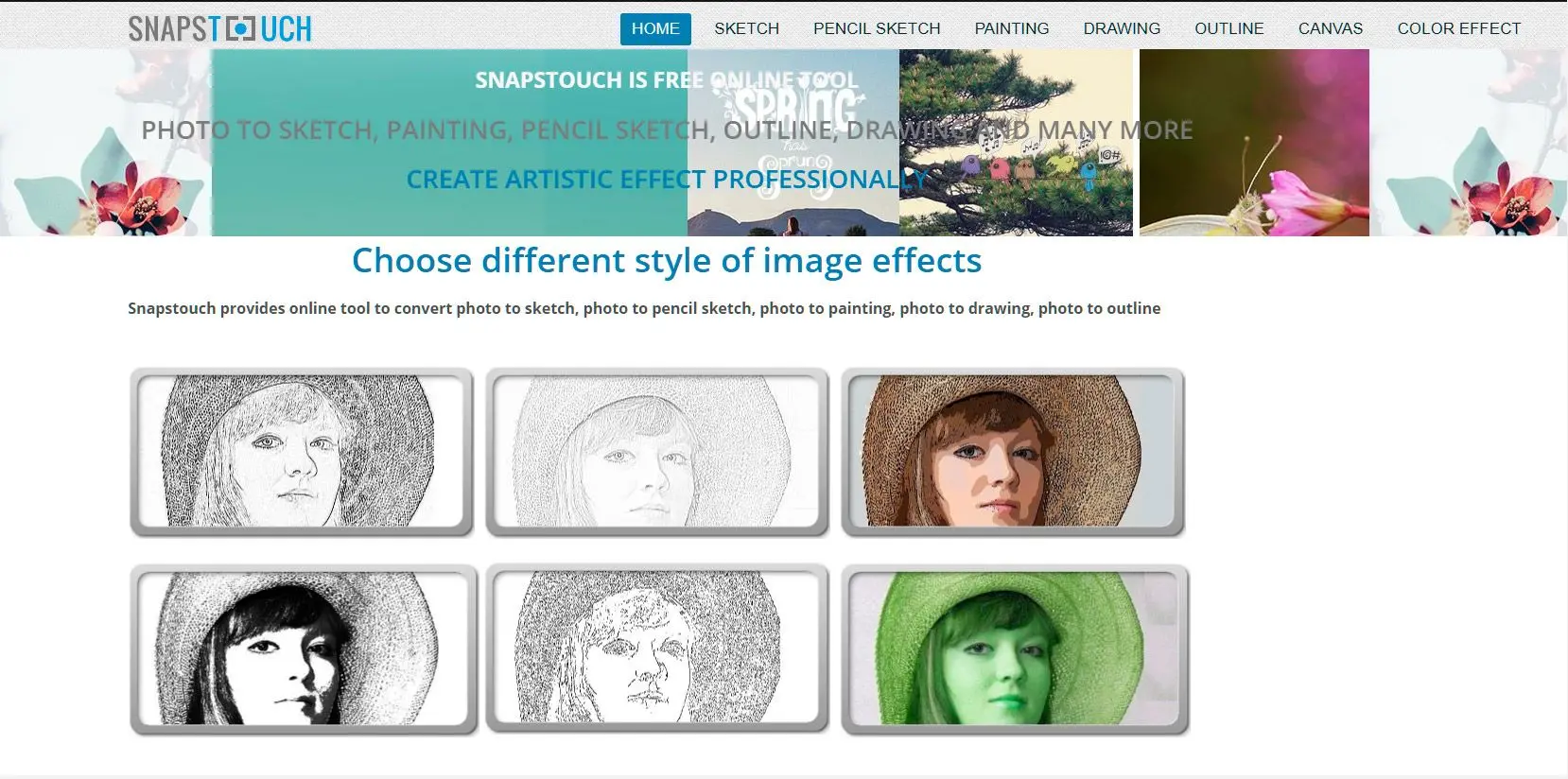 An online photo-to-sketch converter in the browser..