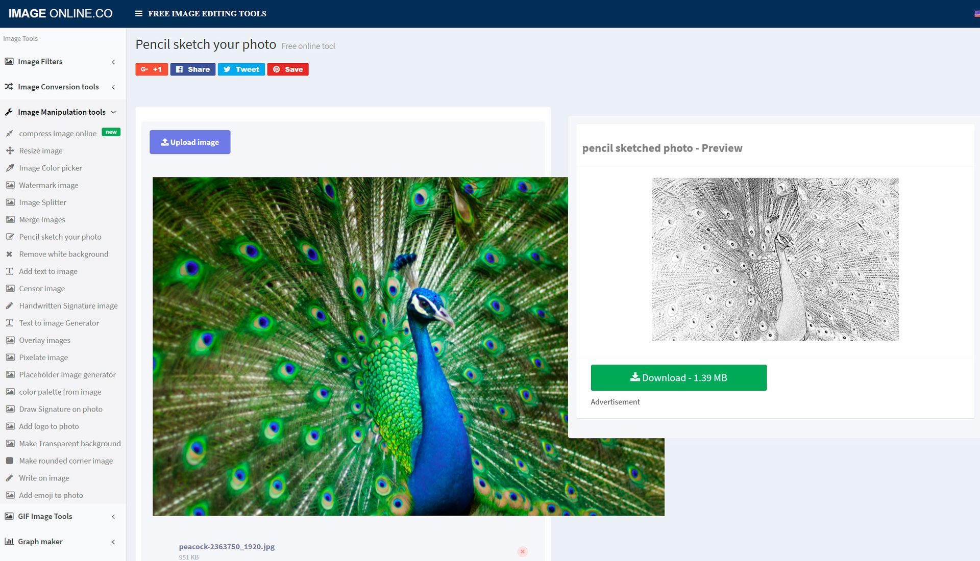 Convert Photo to Line Drawing App Free Software