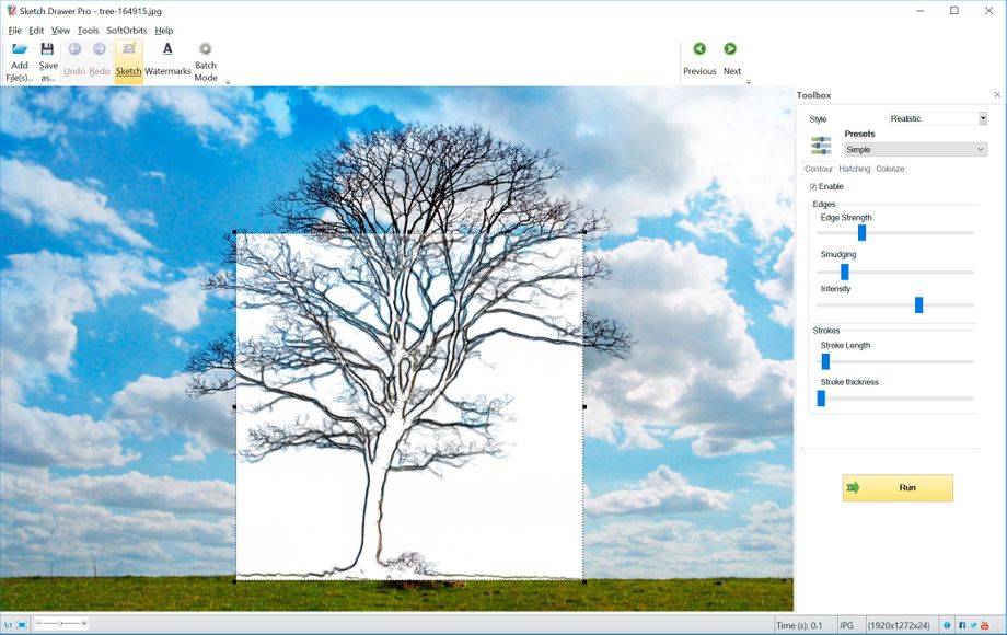 Convert Photo to Line Drawing App | Free Software image.