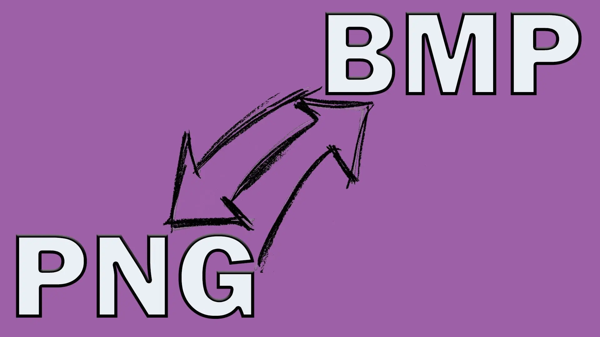 Convert BMP to PNG and vice versa..