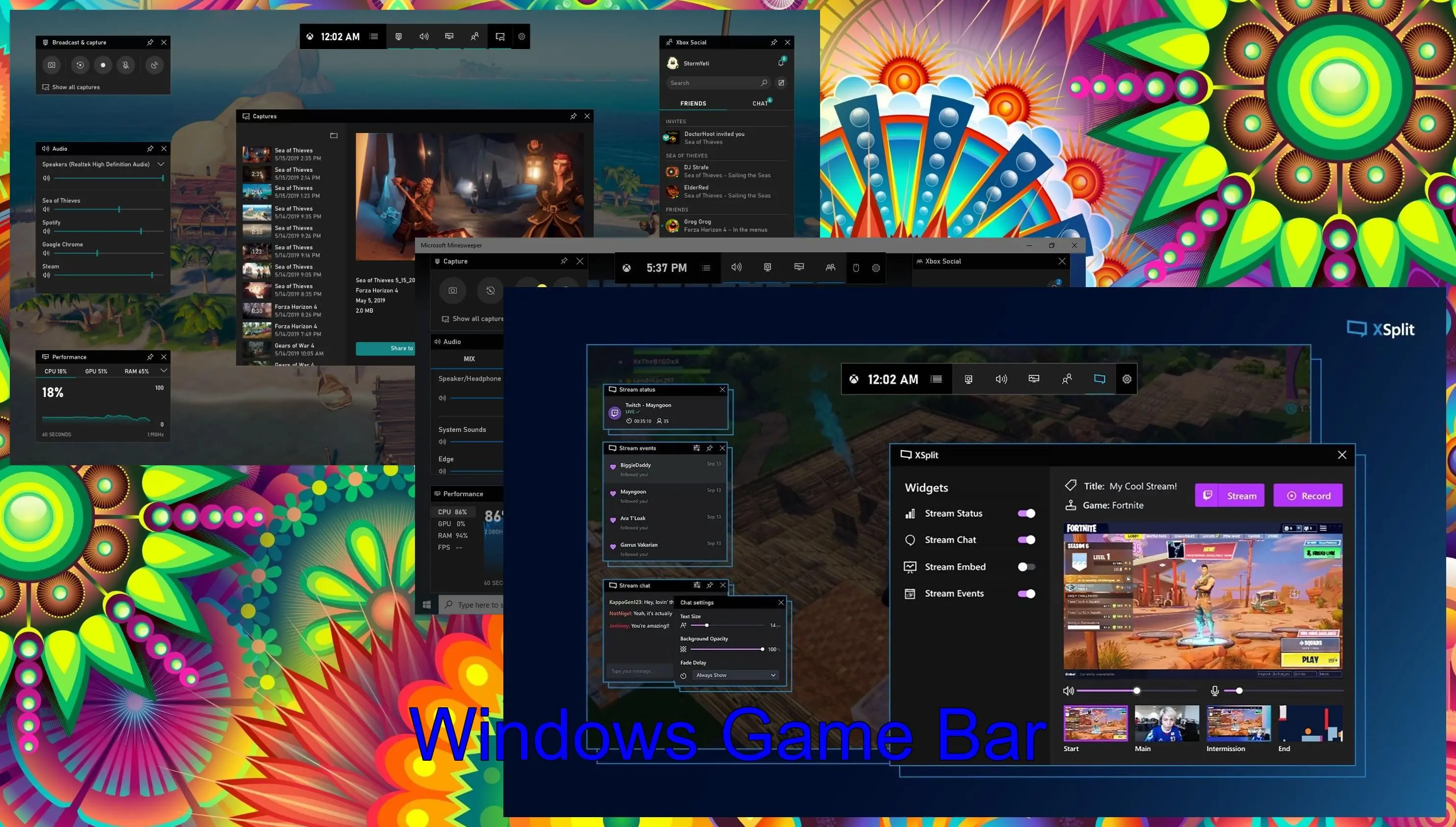 Windows Game Bar..