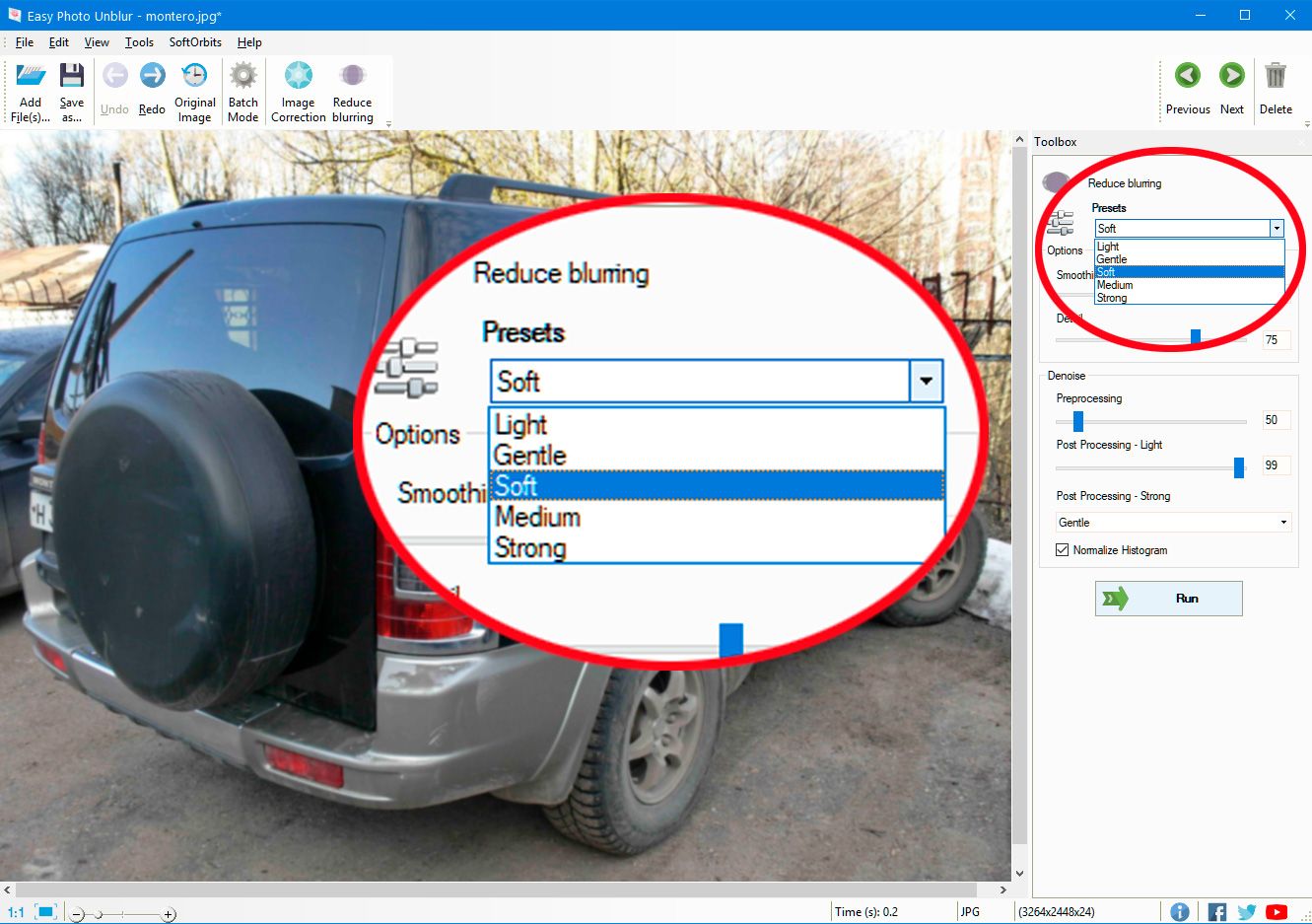 Blur Remover Software | Free Download.