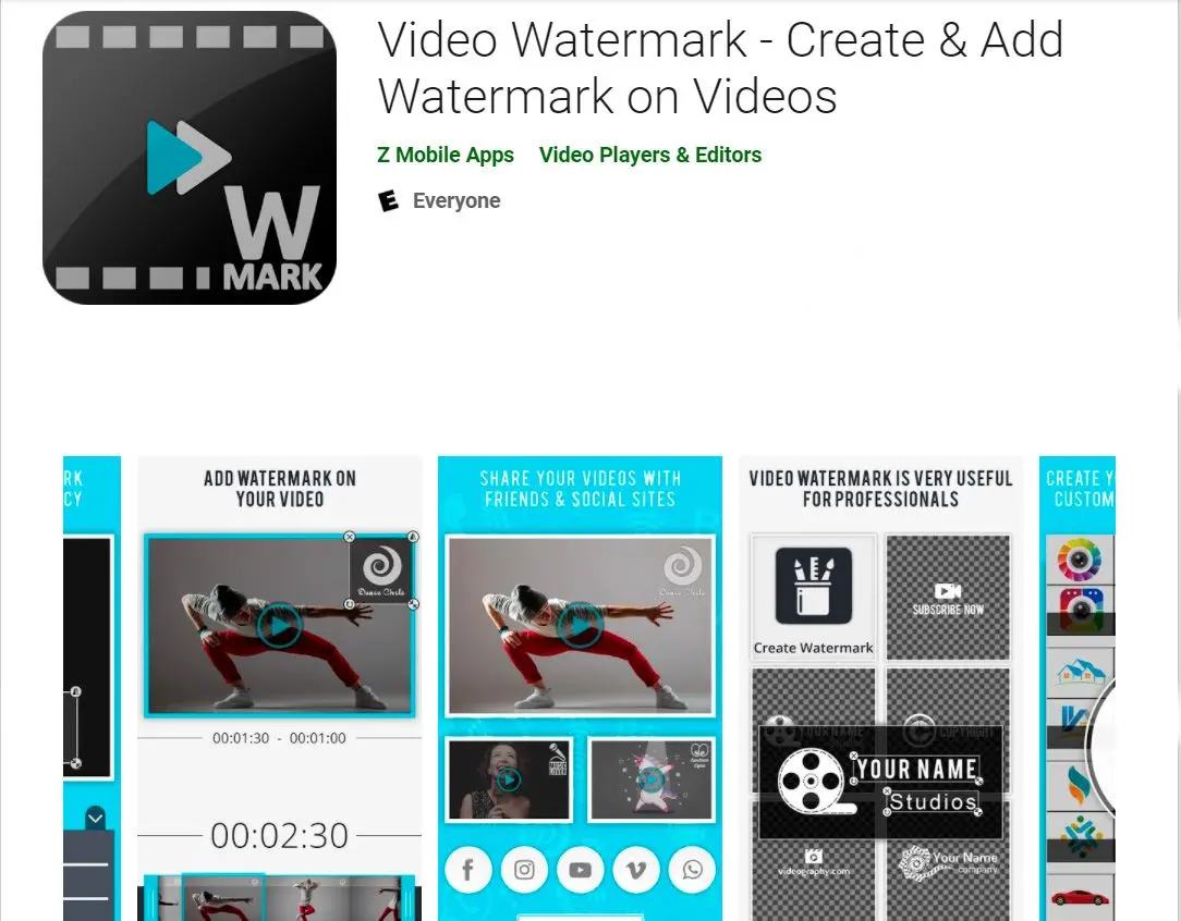 Video Watermark - Create & Add Watermark on Videos..