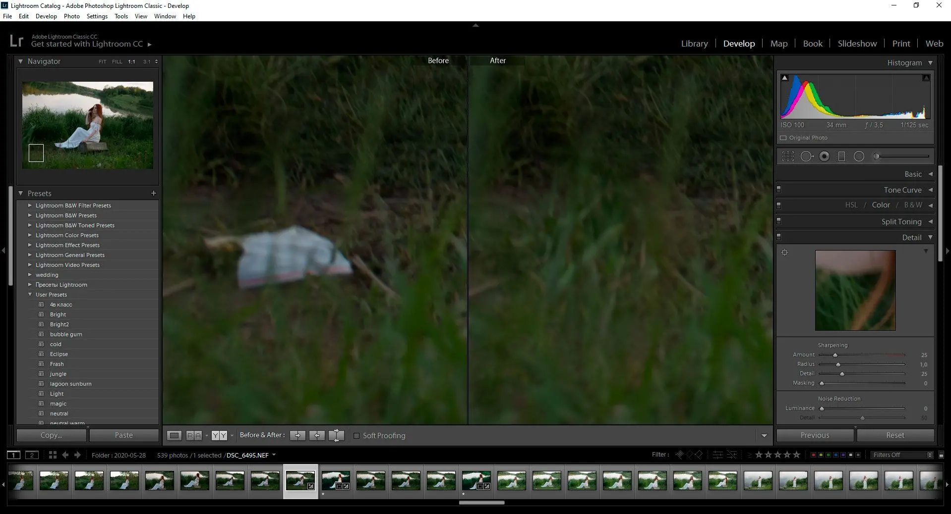 Result How to Remove an Object using Lightroom..