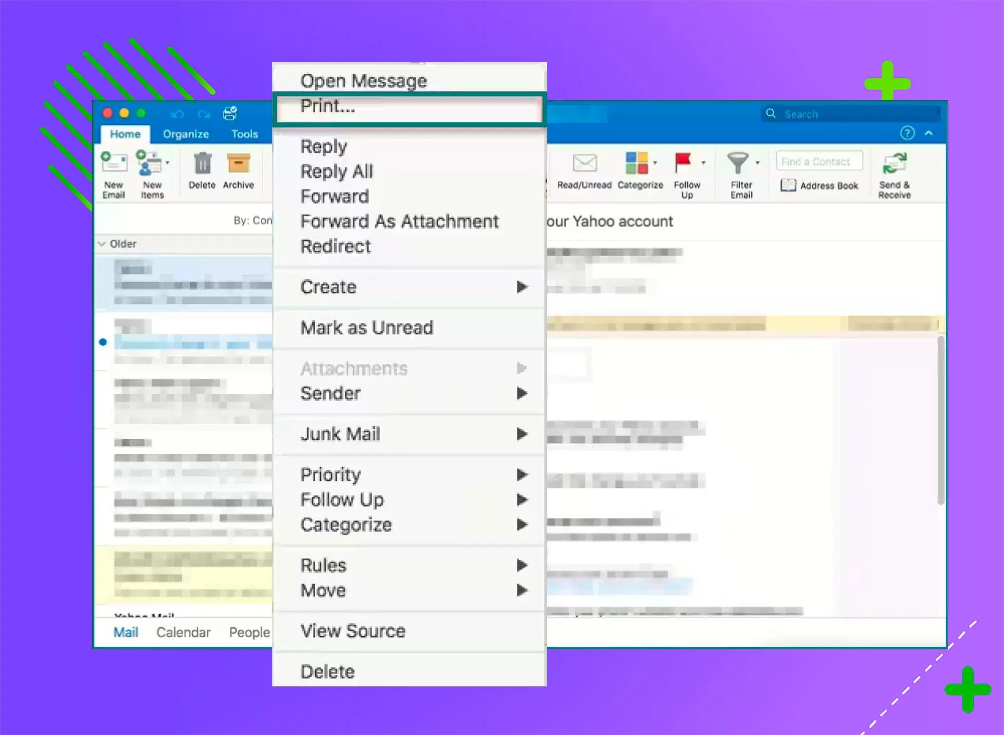 MSG to PDF Converter Software Screenshot.