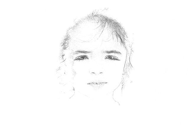 Photo to drawing with preset 1..