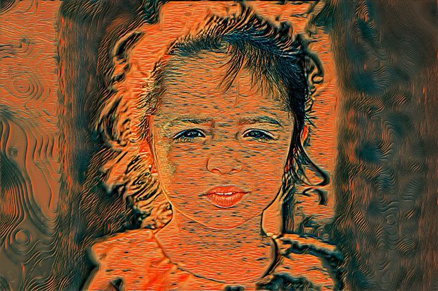 Photo to drawing with preset 3..