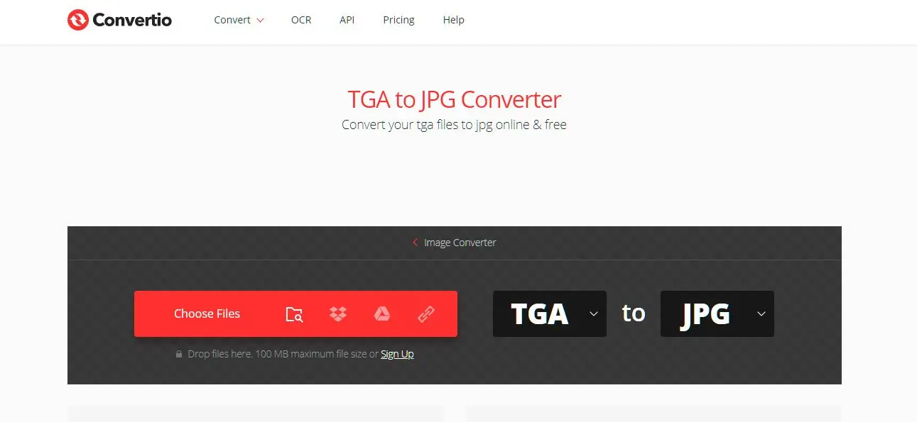 Convert TGA into JPG free..
