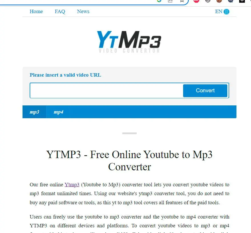 Visit the YTMP3 Website..
