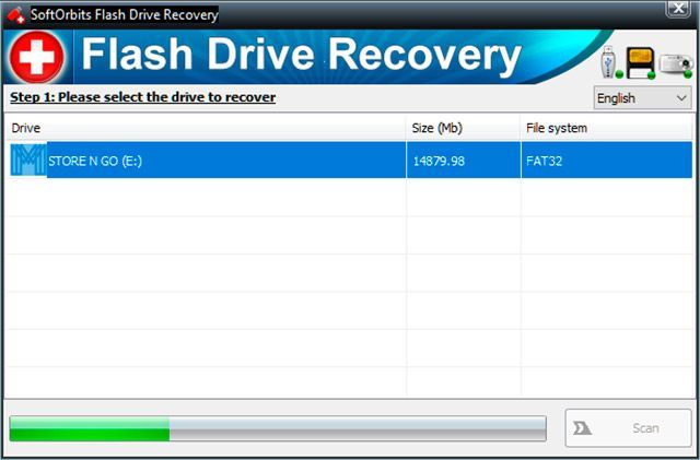 Scan verbatim flash drive..