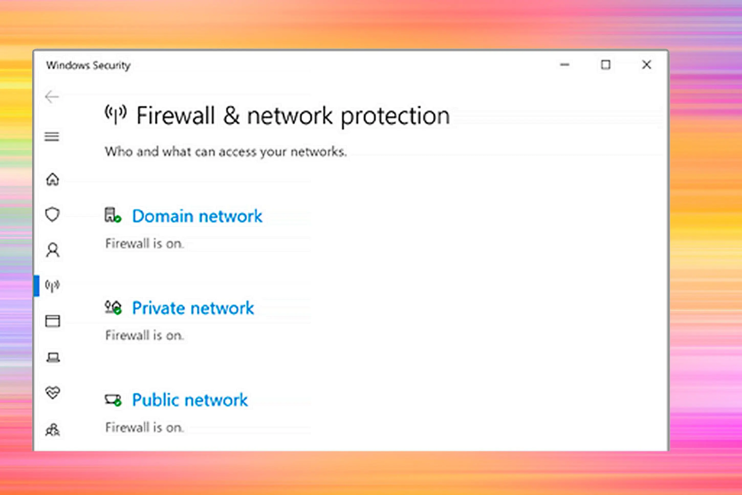 Firewall and network security..
