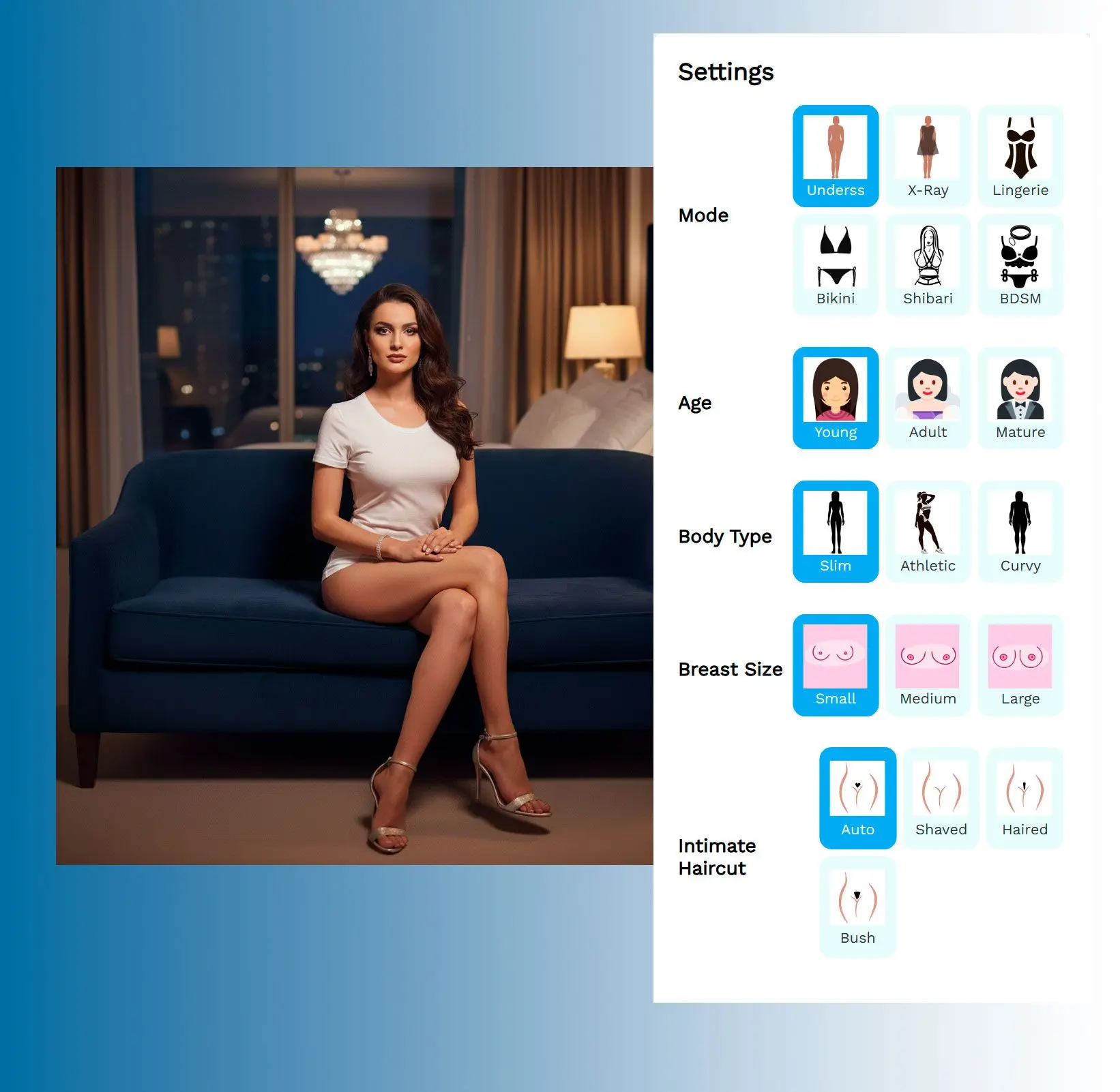 Configure the Clothing Replacement Process.