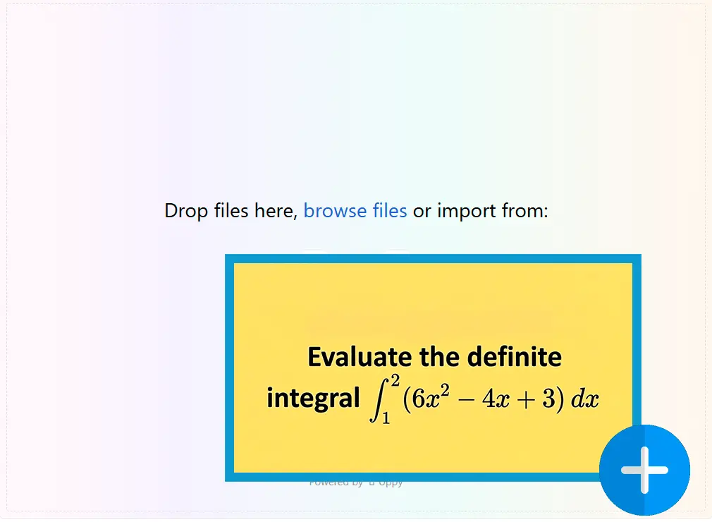 Upload a photo of the problem.