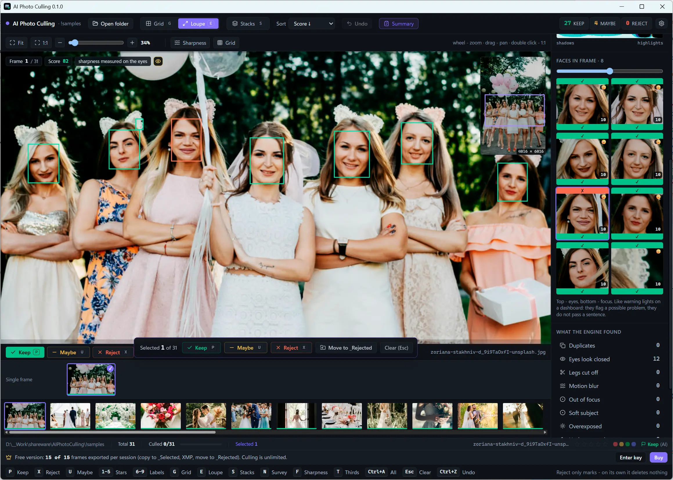 What Photo Culling can actually do for you:.