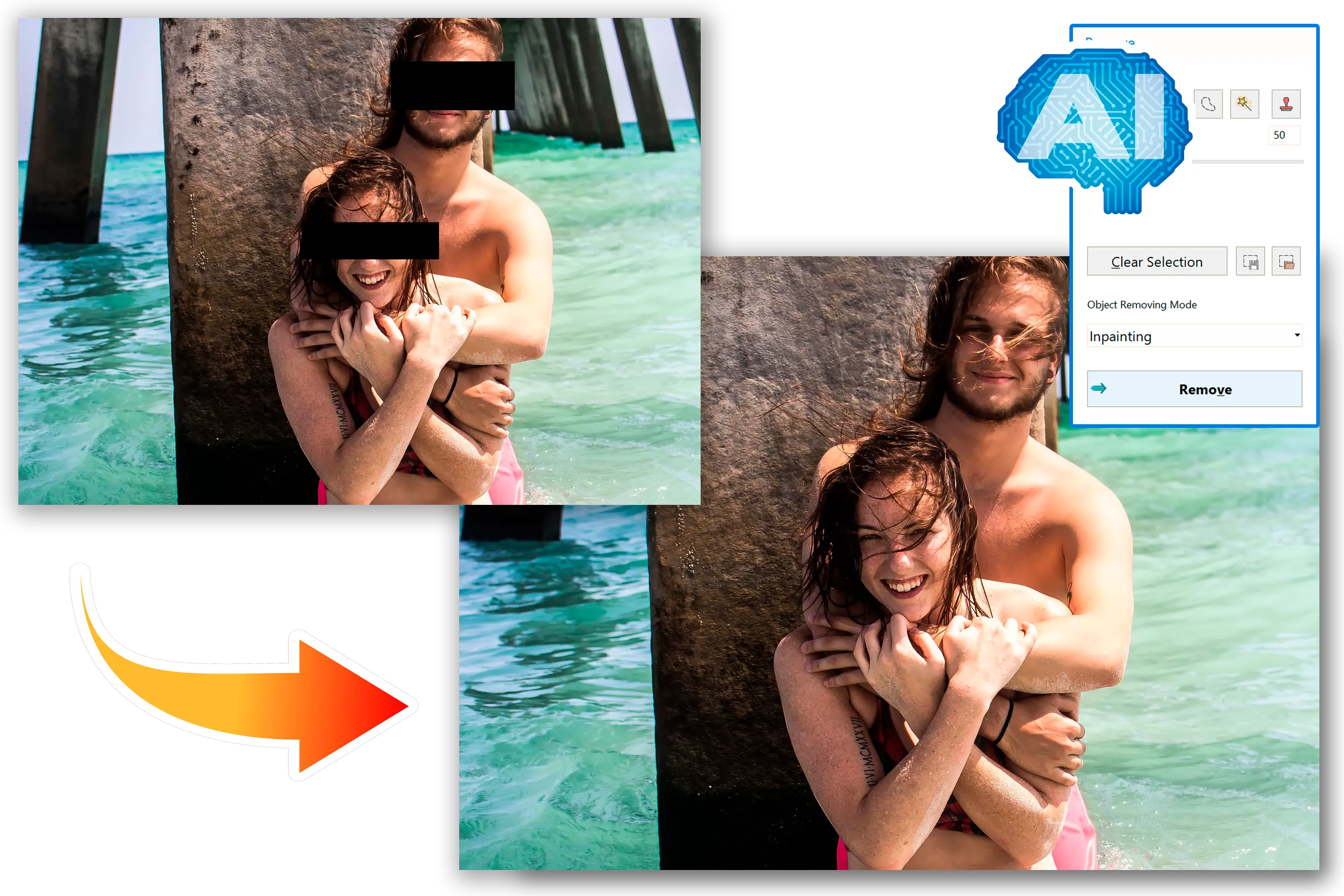 Remove Blackout from Photos and Screenshots.