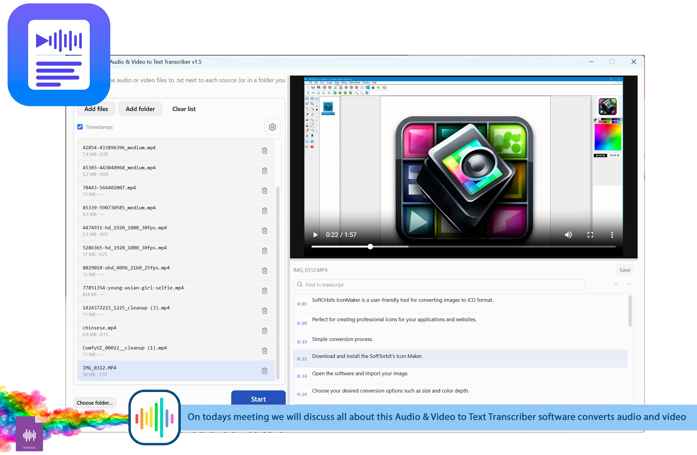 Audio & Video to Text Transcriber Software: Free Download