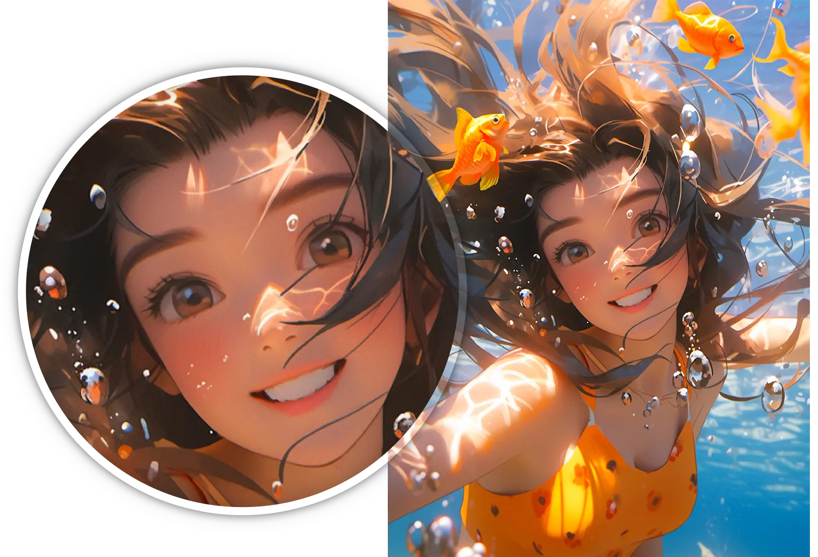 Add Details to Illustrations, Artwork, and Anime.
