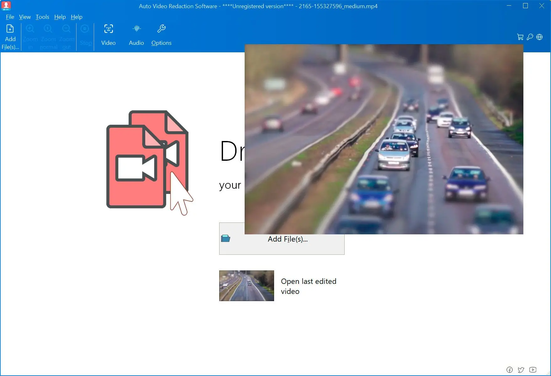 Add video clips with vehicles.