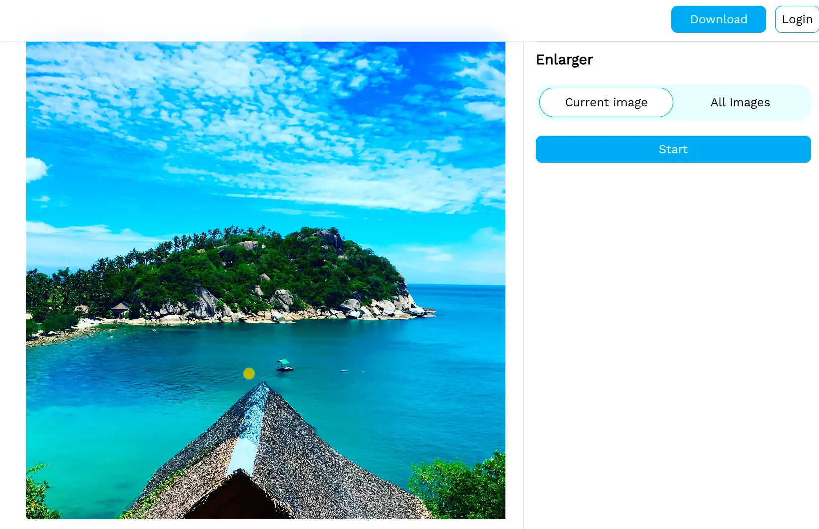 Click the Upscale Button.