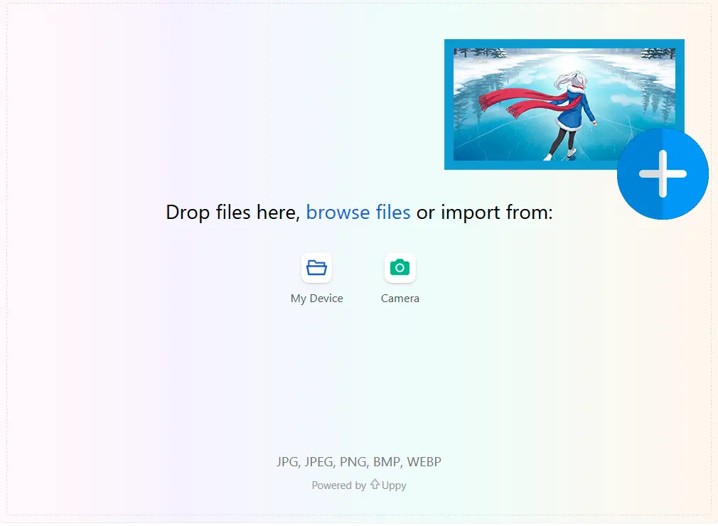 Upload a Starting Frame.